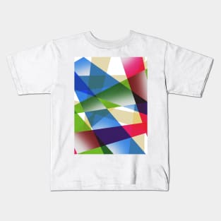 Geometric Fractal Prism Kids T-Shirt
